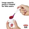 imageOXO Tot Silicone SelfFeeder 2 Pack  Opal and DuskTealPink