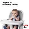 imageOXO Tot Silicone SelfFeeder 2 Pack  Opal and DuskTealPink