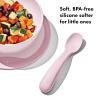 imageOXO Tot Silicone Spoons 2 Pack  Dusk and OpalBlossomOpal