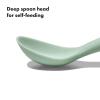 imageOXO Tot Silicone Spoons 2 Pack  Dusk and OpalDuskOpal