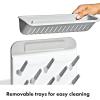 imageOXO Tot SpaceSaving Baby Bottle Drying Rack Compact Dish Drying Rack with Removable Trays Countertop Bottle Organizer for Baby Bottles Nipples Pacifiers and Lids BPA Free Dishwasher SafeExpandable