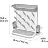 imageOXO Tot SpaceSaving Baby Bottle Drying Rack Compact Dish Drying Rack with Removable Trays Countertop Bottle Organizer for Baby Bottles Nipples Pacifiers and Lids BPA Free Dishwasher SafeExpandable