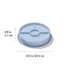 imageOXO Tot Stick and Stay Suction Divided Plate  OpalDusk