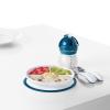 imageOXO Tot Stick and Stay Suction Divided Plate  OpalTot Navy