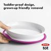 imageOXO Tot Stick and Stay Suction Plate  OpalPink