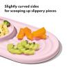 imageOXO Tot Textured Suction Plate  DuskBlossom