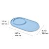 imageOXO Tot Textured Suction Plate  DuskDusk