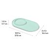 imageOXO Tot Textured Suction Plate  DuskOpal