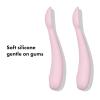 imageOXO Tot Textured Suction Plate ampamp Spoons Set  3Piece  OpalBlossom