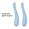 imageOXO Tot Textured Suction Plate ampamp Spoons Set  3Piece  OpalDusk