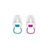 imageOXO Tot Silicone SelfFeeder 2 Pack  Opal and DuskTealPink
