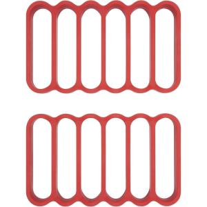 imageOXO  11210100 OXO Good Grips Silicone Roasting Racks 2PackRedPack of 2