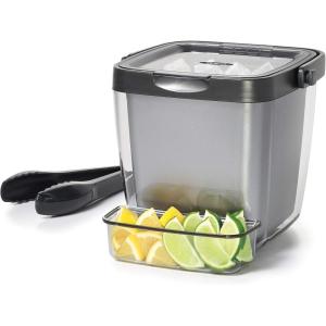imageOXO Good Grips Double Wall Ice Bucket with Tongs and Garnish Tray