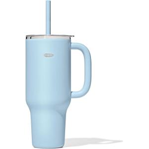 imageOXO Strive XL Tumbler with Handle  40 oz  JadeBlue Topaz