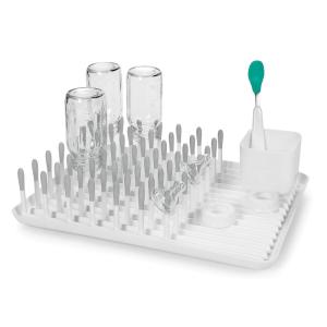 imageOXO Tot Bottle ampamp Cup Cleaning Set GrayDrying Rack