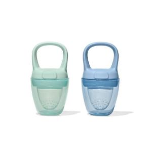 imageOXO Tot Silicone SelfFeeder 2 Pack  Opal and DuskOpalDusk
