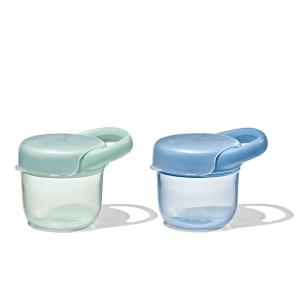 imageOXO Tot Snack Cup with Lid  2 Pack Opal and BlossomOpalDusk