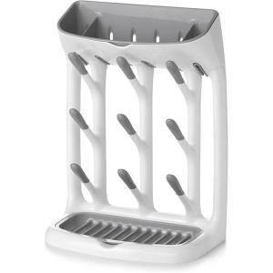 imageOXO Tot SpaceSaving Baby Bottle Drying Rack Compact Dish Drying Rack with Removable Trays Countertop Bottle Organizer for Baby Bottles Nipples Pacifiers and Lids BPA Free Dishwasher Safe1 Count Pack of 1