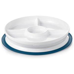 imageOXO Tot Stick and Stay Suction Divided Plate  OpalTot Navy