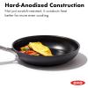imageOXO Enhanced 12quot Frying Pan Skillet PFASFree Ceramic Nonstick Durable Hard Anodized Cookware Scratch Resistant Stainless Steel Handle Good Grips Dishwasher ampamp Oven safe BlackBlack