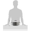 imageOXO Good Grips 10 Piece Cookware Pots and Pans Set 3Layered German Engineered Nonstick Coating Stainless Steel Handle with Nonslip Silicone Gray10 Piece Cookware Set with Grips