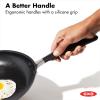 imageOXO Good Grips 10 Piece Cookware Pots and Pans Set 3Layered German Engineered Nonstick Coating Stainless Steel Handle with Nonslip Silicone Gray10 Piece Cookware Set with Grips