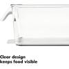 imageOXO Good Grips Adjustable Fridge Storage Bin  for Condiments Juice Pouches Snack Cups and More8 Inch Adjustable