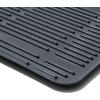 imageOXO Good Grips Aluminum Fold Flat Dish Drying Rack 2Tier with Drainboard for Kitchen Counter Collapsible
