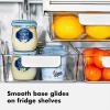 imageOXO Good Grips Fridge Organization Bin 8 in x 14 in  for Cheese Meat Fish and More8 in x 14 in Pack of 2