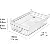 imageOXO Good Grips Fridge Undershelf Drawer 14 in  for Deli Meat Cheese Produce and More14Inch
