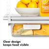 imageOXO Good Grips Fridge Undershelf Drawer 14 in  for Deli Meat Cheese Produce and More14Inch Pack of 4