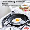 imageOXO Good Grips Hard Anodized PFOAFree Nonstick 12quot Frying Pan Skillet with Lid BlackBlack