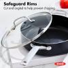 imageOXO Good Grips Hard Anodized PFOAFree Nonstick 12quot Frying Pan Skillet with Lid BlackBlack