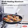 imageOXO Good Grips Hard Anodized PFOAFree Nonstick 12quot Frying Pan Skillet with Lid BlackBlack
