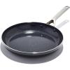imageOXO Good Grips Hard Anodized PFOAFree Nonstick 12quot Frying Pan Skillet with Lid BlackBlack