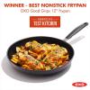 imageOXO Good Grips Hard Anodized PFOAFree Nonstick 12quot Frying Pan Skillet with Lid BlackBlack