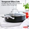 imageOXO Good Grips Hard Anodized PFOAFree Nonstick 12quot Frying Pan Skillet with Lid BlackBlack