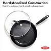 imageOXO Good Grips Hard Anodized PFOAFree Nonstick 12quot Frying Pan Skillet with Lid BlackBlack