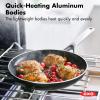 imageOXO Good Grips Hard Anodized PFOAFree Nonstick 12quot Frying Pan Skillet with Lid BlackBlack