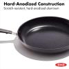 imageOXO Good Grips Hard Anodized PFOAFree Nonstick 12quot Frying Pan Skillet with Lid BlackBlack