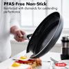 imageOXO Good Grips Hard Anodized PFOAFree Nonstick 12quot Frying Pan Skillet with Lid BlackBlack