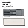 imageOXO Good Grips Kitchen Drawer Expandable Utensil Organizer WhiteCompact Knife Organizer