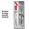imageOXO Good Grips Kitchen Drawer Expandable Utensil Organizer WhiteCompact Utensil Organizer