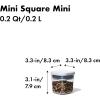 imageOXO Good Grips POP Container  Airtight Food Storage  Big Square Mini 11 Qt Ideal for tea bags baking supplies nuts or snacksCONTAINER