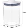 imageOXO Good Grips POP Container  Airtight Food Storage  Big Square Mini 11 Qt Ideal for tea bags baking supplies nuts or snacksCONTAINER