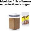 imageOXO Good Grips POP Container  Airtight Food Storage  Big Square Mini 11 Qt Ideal for tea bags baking supplies nuts or snacksCONTAINER