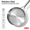 imageOXO Mira TriPly Stainless Steel 8quot and 10quot Frying Pan Skillet Set Induction Multi Clad Dishwasher and Metal Utensil Safe10 Piece Cookware Pots and Pans Set