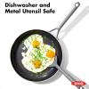 imageOXO Mira TriPly Stainless Steel 8quot and 10quot Frying Pan Skillet Set Induction Multi Clad Dishwasher and Metal Utensil Safe8 and 10 Nonstick Ceramic Frying Pan Set