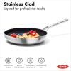 imageOXO Mira TriPly Stainless Steel 8quot and 10quot Frying Pan Skillet Set Induction Multi Clad Dishwasher and Metal Utensil Safe8 and 10 Nonstick Ceramic Frying Pan Set