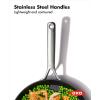 imageOXO Professional 10quot Frying Pan Skillet Hard Anodized Ceramic Nonstick Cookware PFASFree Induction Suitable Stainless Steel Handles Diamond Reinforced Coating Dishwasher Safe Oven Safe Black12 Frying Pan Skillet